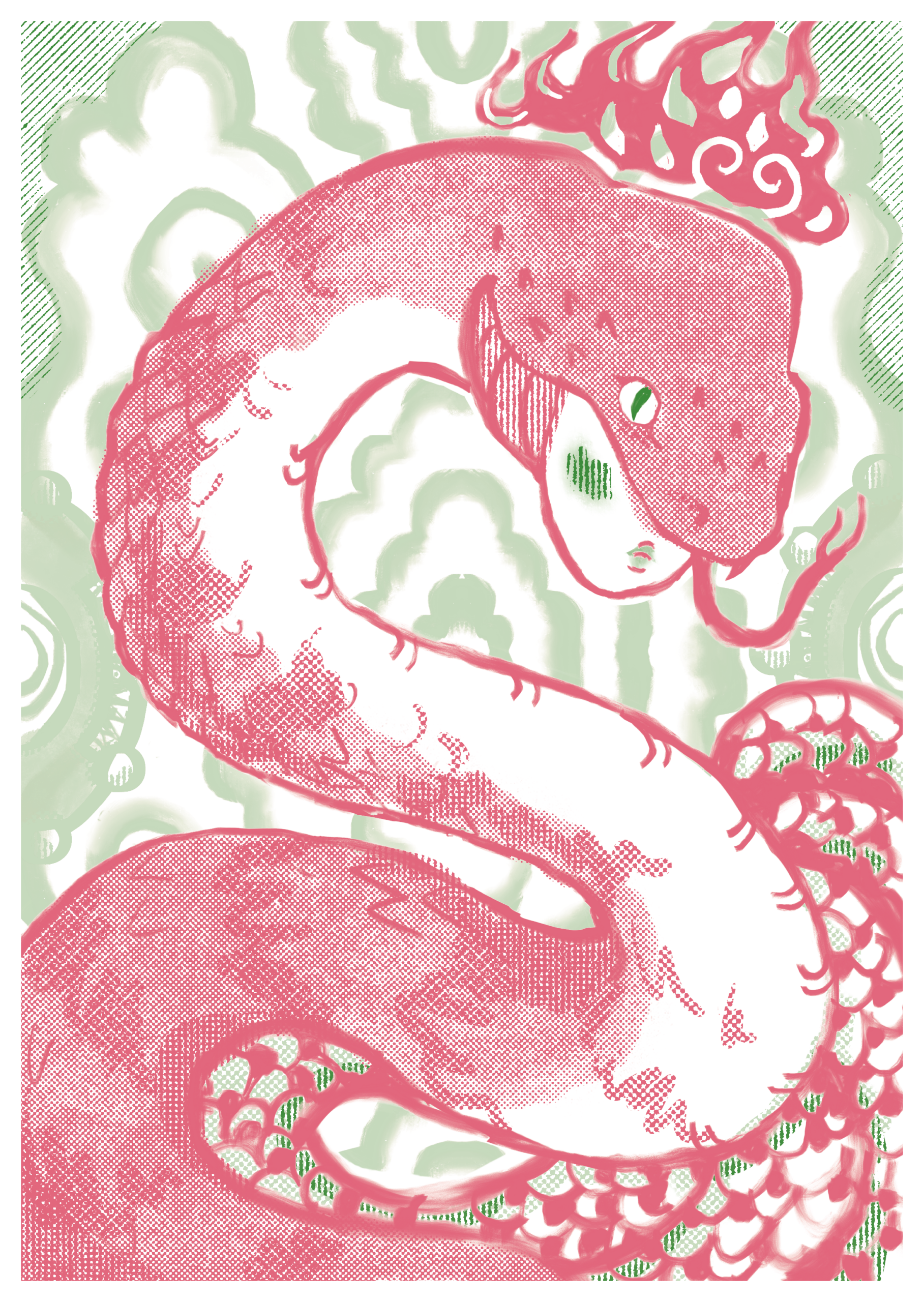 Girlfriends (pink snake)